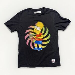 The Simpsons Bart Simpson Shirt Medium Psychedelic Squishee Graphic Tee